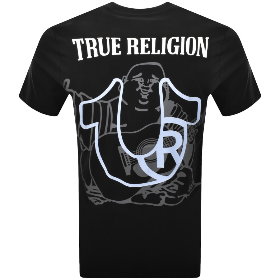 Tシャツ・カットソー [True Religion] TR World Tour T-Shirt White/Black True Religion World Tour T Shirt Black | Mainline Menswear